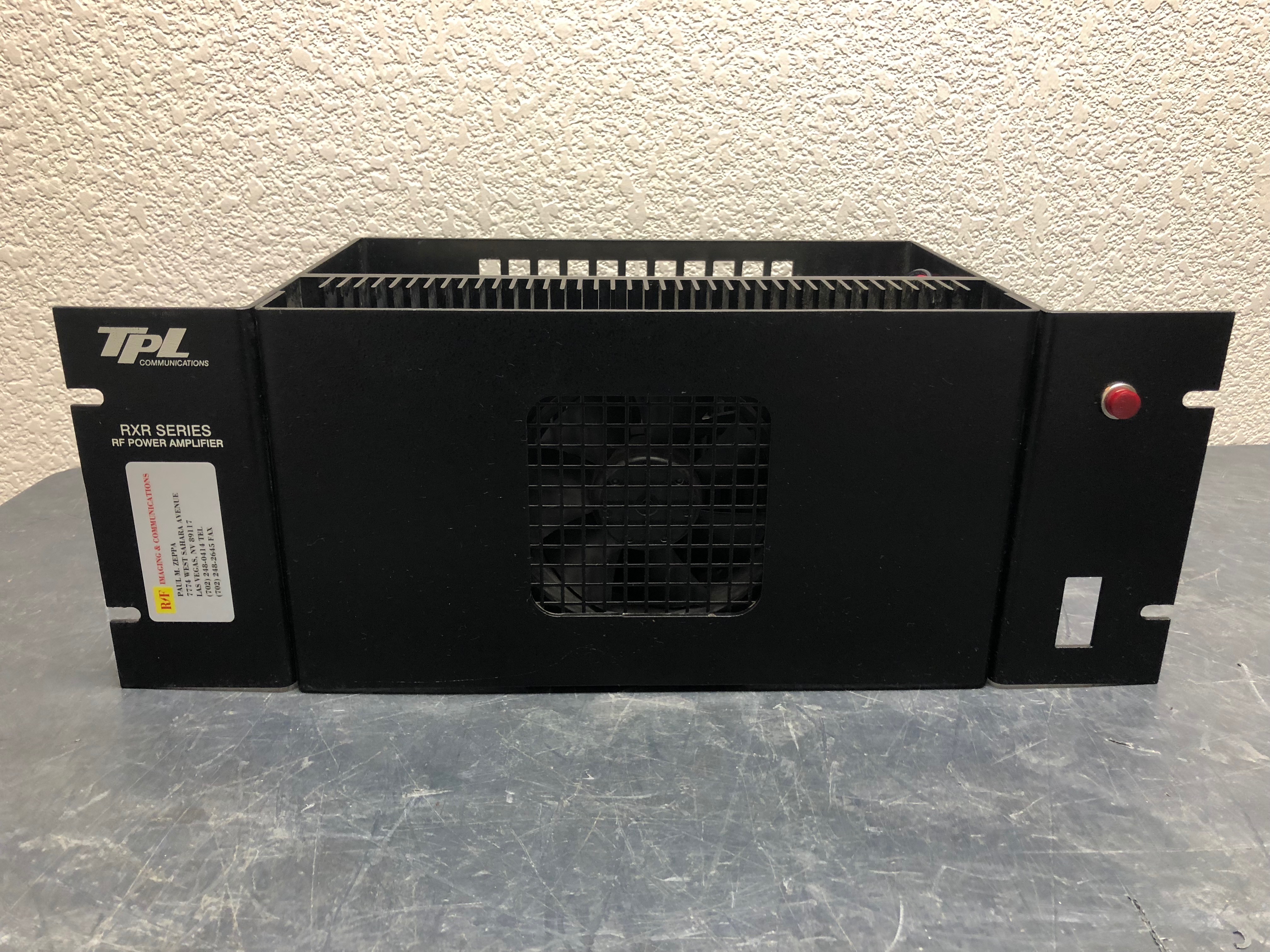 RXR Series RF Power Amplifier - TPL Communications - PA618E - Las